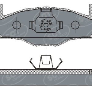 DISK PLOCICE PREDNJE VW G-3 17 MM sct
