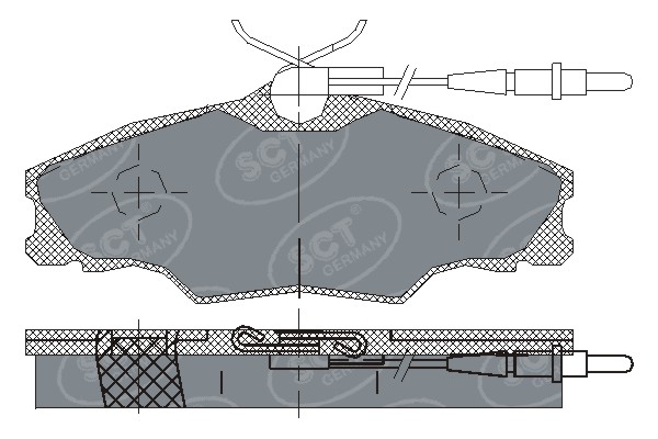 DISK PLOCICA PSA  XSARA/406/PARTNER 2 sct