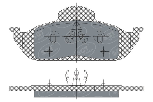 DISK.PL.MERCEDES M CLASS W163 ML230.270.320.430