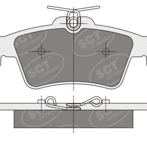 DISK PL.ZADNJE FORD FOCUS 2/C-MAX/MAZDA 3/VOLVO 03+