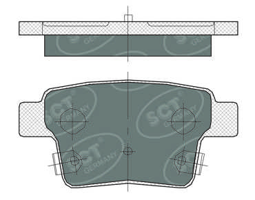 DISK PL.FORD MONDEO 3 ZADNJE 00+