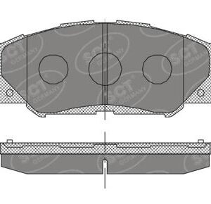 DISK PLOCICE PREDNJE TOYOTA AURIS/URBAN CRUISER 07+ sct