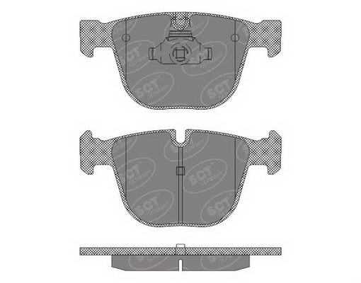 DISK PL. ZAD. BMW 5/6/7/X5.