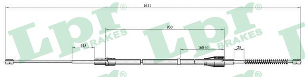 SAJLA R. KOCNICE FABIA/POLO DOBOS 00010317 (6Q0609721B) / MILJEVIC
