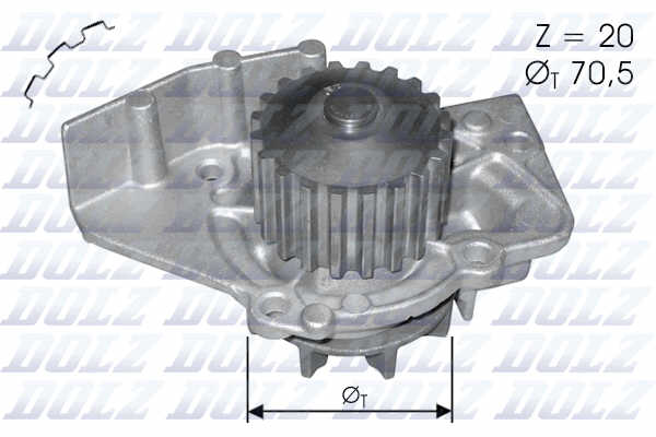 PUMPA VODE PSA 1.9D / 2.0 HDI98+