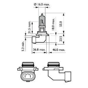 eada0830bef4e5eeb4e56f52ee540f8ade73d3a5.webp SIJALICA 12V 60W HB3 WHITEVISION ULTRA PHILIPS