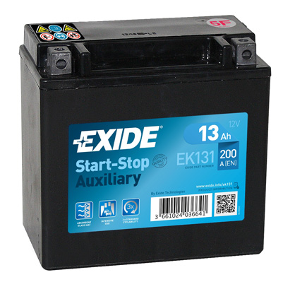 EXIDE AGM BORD KOMPJUTER VR200 13AH 200A 150x90x145