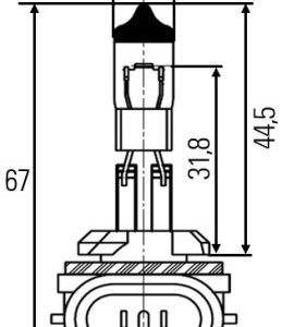 SIJALICA H27W/2 12V PGJ 13 hella