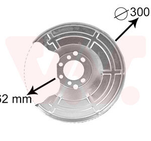 ZASTITNI LIM ANKER PLATA OPEL ASTRA G H MERIVA ZAFIRA van wezel