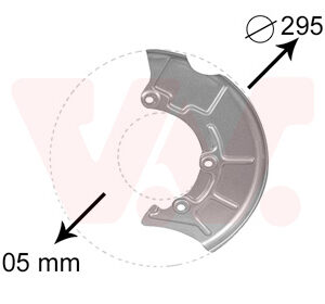 ZASTITNI LIM KOC. DISKA PREDNJI LIJEVI VW GOLF IV van wezel