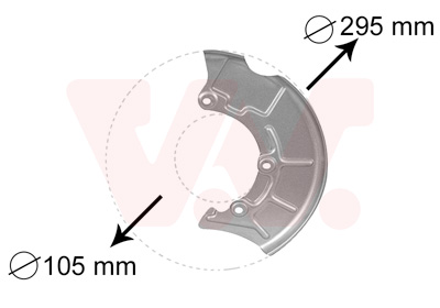 i5888371.jpg ZASTITNI LIM KOC. DISKA PREDNJI LIJEVI VW GOLF IV van wezel