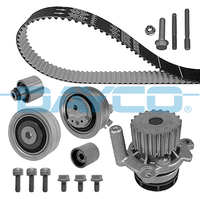 SET ZUP. KAISA VW/AUDI 160x25 MM GOLF + VOD PUMPA