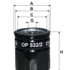 op532-2.jpg FIL.ULJA SKODA FABIA / FOCUS.MAZDA 2 1.4 16V 3/4-16UNF 93*76*63