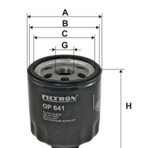 FIL.ULJA VW G-4 1.4 16V 3/4 16UNF 79*76*63 filtron