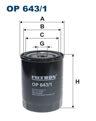 FIL. ULJA M20X1.5 RENO CLIO 91- 98 G. filtron