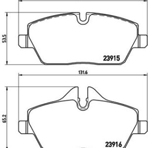DISK PL. BMW SERIJA 1/MINI  E87//CLUBMAN brembo