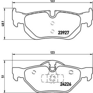 DISK PL. Z. BMW 3 E90 05+ X1 BREMBO