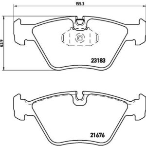 DISK PL. BMW 3/X3 E46/E83 brembo