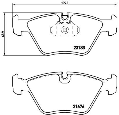 DISK PL. BMW 3/X3 E46/E83 brembo