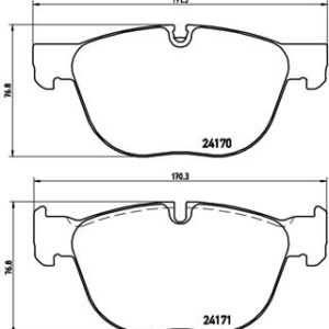DISK PLOCICE PREDNJE BMW X5/X6 07+ brembo