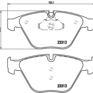 DISK PL. BMW 5 E60 05-10 G.