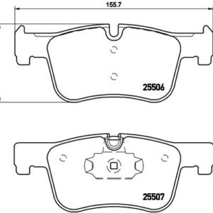 DISK PLOCICE PREDNJE BMW SERIJE 1/3/4 10+ brembo