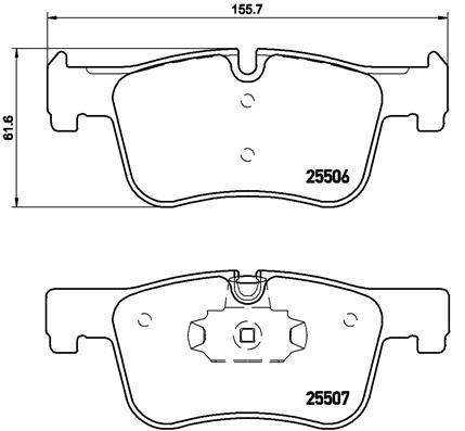 DISK PLOCICE PREDNJE BMW SERIJE 1/3/4 10+ brembo