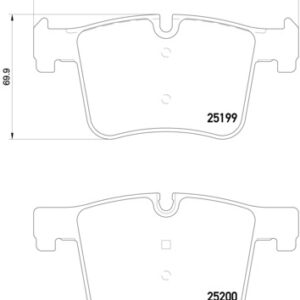 DISK PL. PREDNJE BMW 3/4/X3 X4 brembo