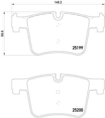 DISK PL. PREDNJE BMW 3/4/X3 X4 brembo