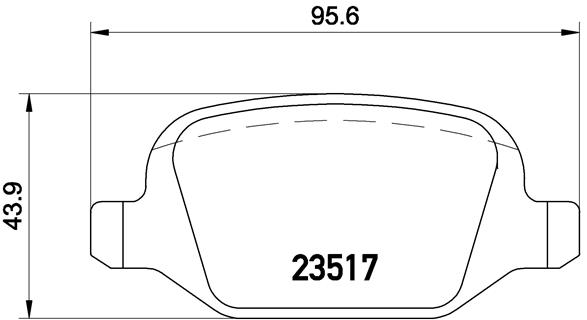 DISK PLOCICE ZADNJE ALFA/LANCIA 147/156 brembo