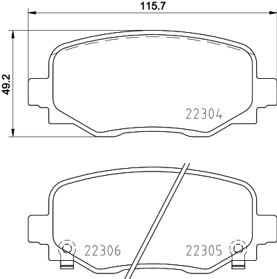 DISK PL.ZADNJE FIAT 500 JEEP RENEGADE 14+ brembo