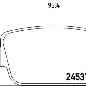 DISK PL. ZAD. FORD MONDEO IV/S-MAX VOLVO brembo