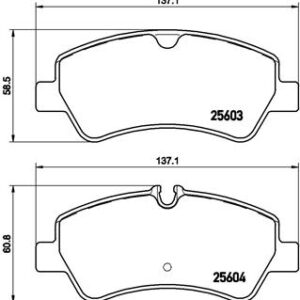 DISK PL. FORD TRANSIT 12-17 2.0/2.2 TDCI brembo