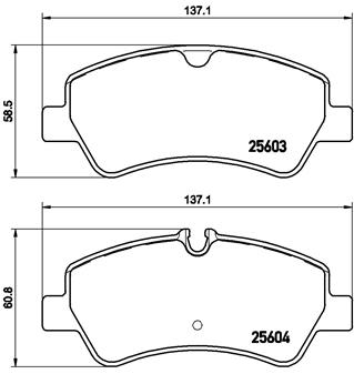 DISK PL. FORD TRANSIT 12-17 2.0/2.2 TDCI brembo