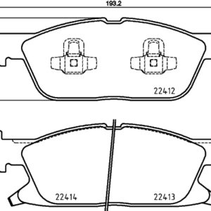 DISK PL. PREDNJE FORD FOCUS IV GALAXY III S-MAX 15+ brembo