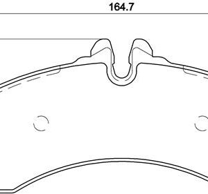 DISK PL. MERCEDES SPRINTER/VW LT 2.5 TDI/2.8TDI DO 06 brembo