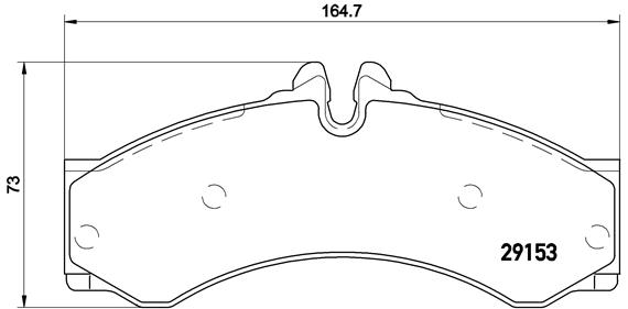 DISK PL. MERCEDES SPRINTER/VW LT 2.5 TDI/2.8TDI DO 06 brembo