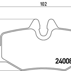 DISK.PL. MERCEDES VITO ZADNJA 03+ brembo