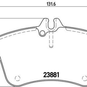 DISK PL. MERCEDES A/B KLASA W169/W245 brembo