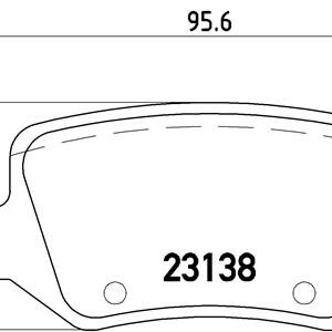 DISK PL. ZADNJE MERCEDES A/B/VANEO 97+ brembo
