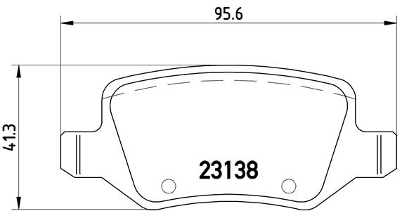 DISK PL. ZADNJE MERCEDES A/B/VANEO 97+ brembo
