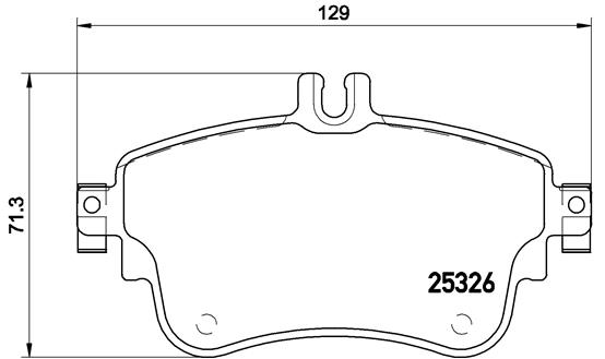 DISK PL. MERCEDES A/B KLASA A180/B180 11+ brembo