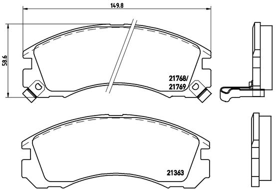 DISK PLOCICE PREDNJE PSA 4007/C CROSSER 07+ brembo