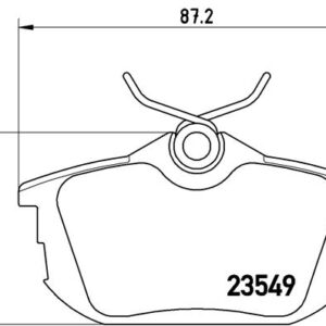 DISK PL. MITSUBISHI/VOLVO S40/CARISMA COLT 97+ brembo