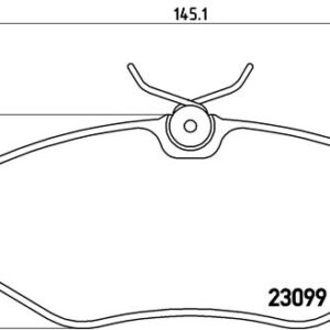 DISK PL. OPEL/RENAULT/VIVARO/TRAFFIC II brembo