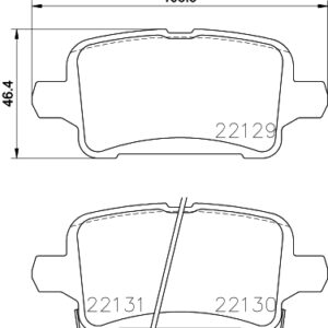 DISK PLOCICE ZADNJE OPEL ASTRA K B16 brembo