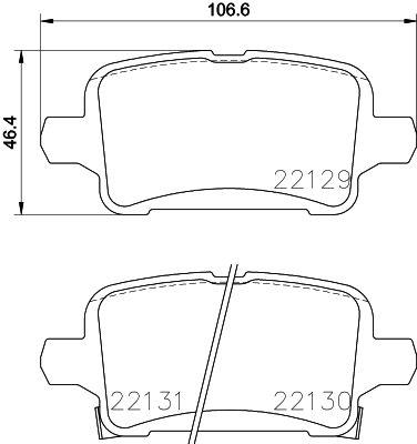 DISK PLOCICE ZADNJE OPEL ASTRA K B16 brembo