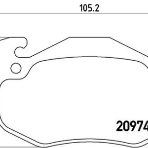 DISK PL. Z. RENAULT 19/CLIO 1 89-98 G. brembo