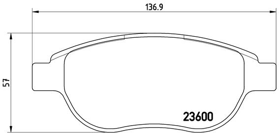 DISK PL. PSA C4/XSARA/307/PARTNER 00+ brembo