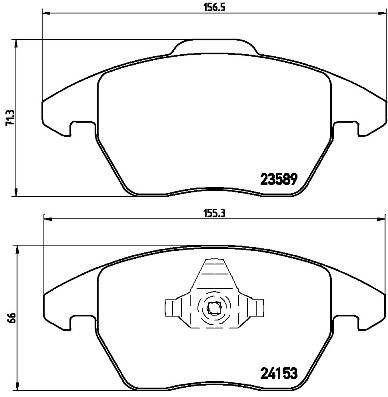 DISK PL. PSA/VW 208/307/308/C4/BEETLE brembo